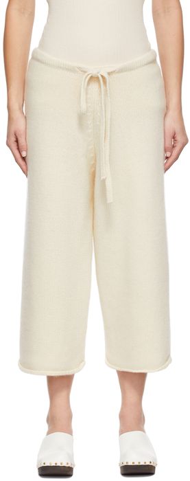 Trunk Project Off-White Wide-Leg Lounge Pants