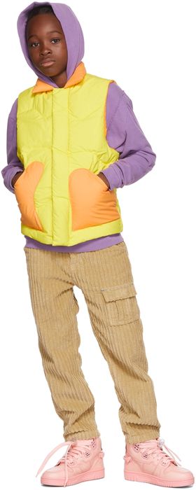 ERL Kids Yellow & Orange Puffer Vest