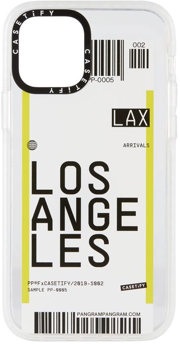 CASETiFY White Los Angeles LAX iPhone 12/12 Pro Impact Case