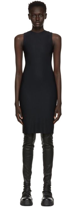 Sia Arnika SSENSE Exclusive Black Sculpting Sleeveless Dress