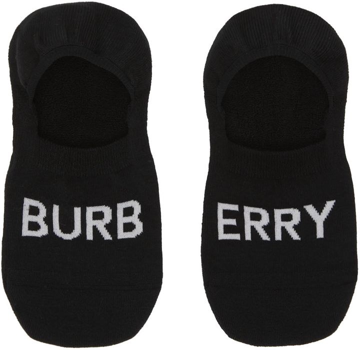Burberry Black Rib Invisible Socks