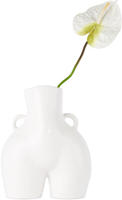 Anissa Kermiche White Love Handles Vase