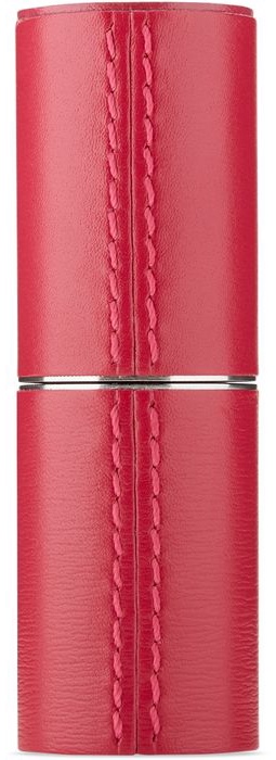 La Bouche Rouge Refillable Leather Lipstick Case - Fuchsia