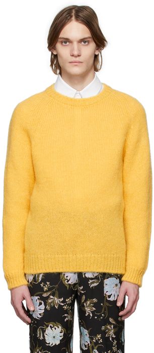 Erdem Yellow Mohair Noel Sweater