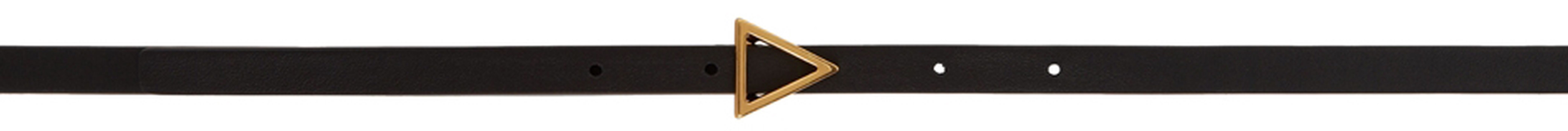 Bottega Veneta Black Triangle Belt