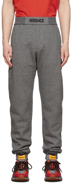 Versace Grey Logo Sweatpants
