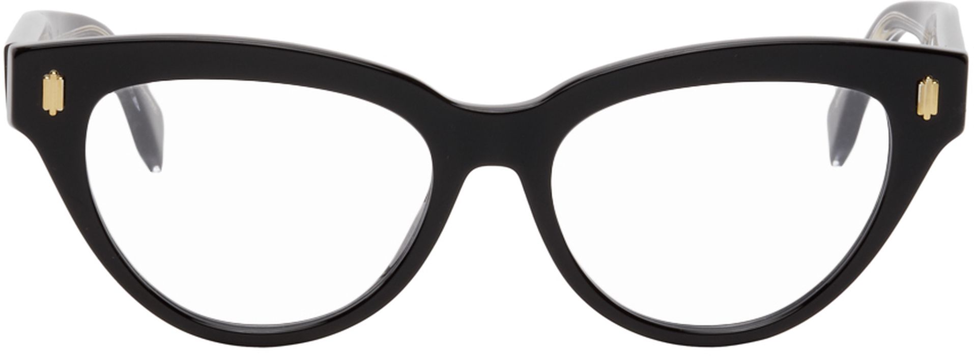 Fendi Black Cat-Eye Glasses