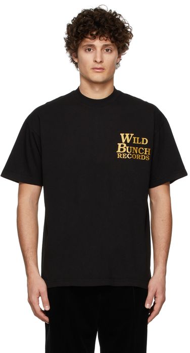 WACKO MARIA Black Standard Crewneck 'Wild Bunch' T-Shirt