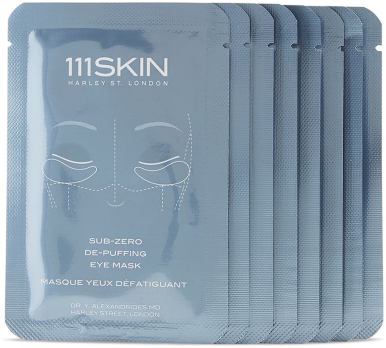 111 Skin Eight-Pack Sub-Zero De-Puffing Eye Masks, 6 mL