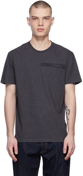 Alexander McQueen Grey Jersey T-Shirt