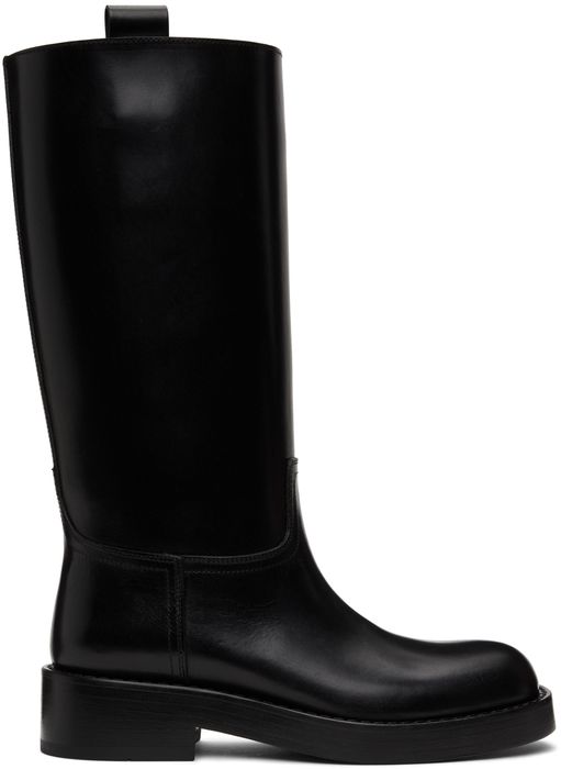 Ann Demeulemeester Leather Stein Boots