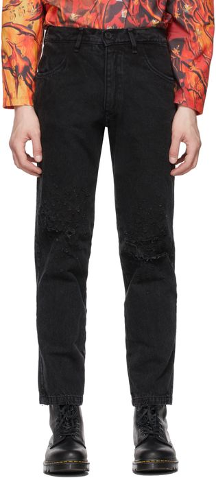 Liberal Youth Ministry Black Destroyed Jeans