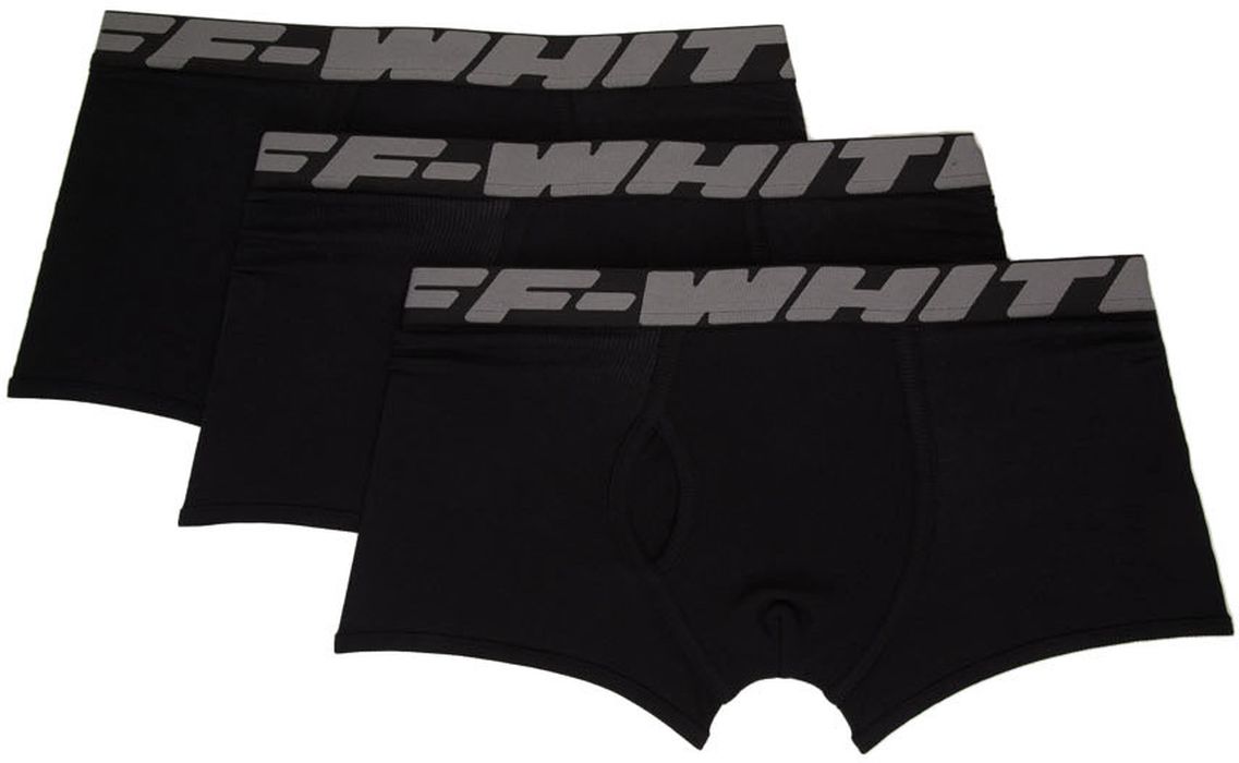 Off-White Three-Pack Black Industrial Boxers