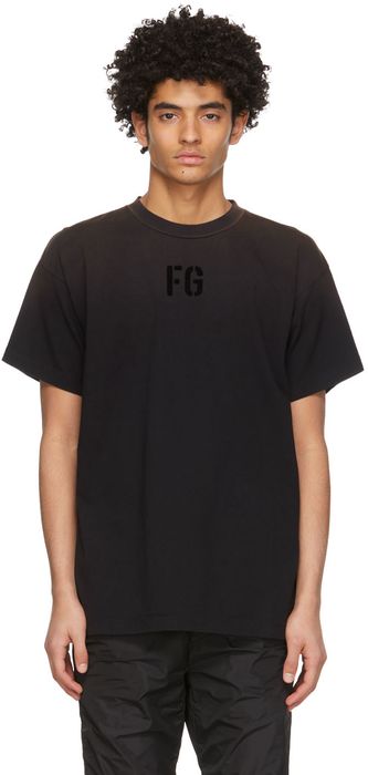 Fear of God Black 'FG' T-Shirt