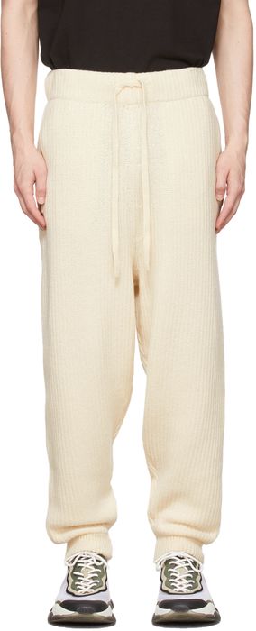 Moncler Genius 2 Moncler 1952 Off-White Cashmere & Wool Lounge Pants