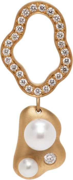 Jo Riis-Hansen Gold Object No 07 Single Earring