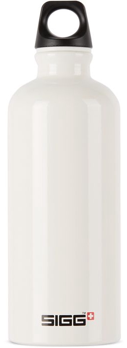 SIGG White Aluminum Traveller Classic Bottle, 600 mL