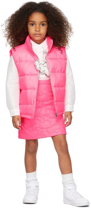 CRLNBSMNS Kids Pink Quilted Vest