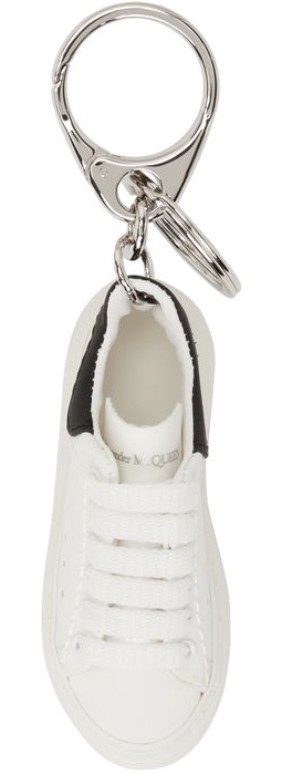 Alexander McQueen White Oversized Sneaker Keychain