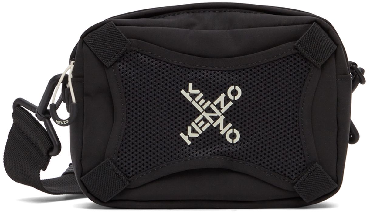 Kenzo Black Sport Little X Messenger Bag