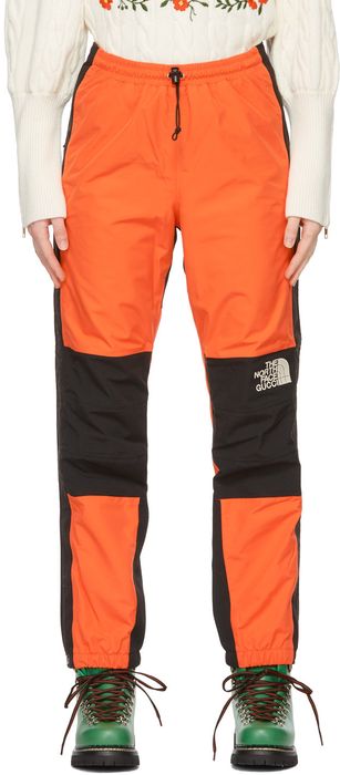 Gucci Black & Orange The North Face Edition Expedition Lounge Pants