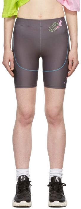 Paolina Russo SSENSE Exclusive Grey Sport Shorts