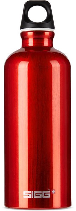 SIGG Red Aluminum Traveller Classic Bottle, 600 mL