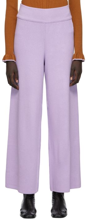 Valentine Witmeur Lab Purple Conformist Ter High-Waisted Trousers
