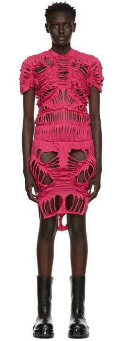 Sia Arnika SSENSE Exclusive Pink Jersey Dress