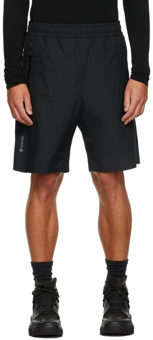 Moncler Grenoble Black Taffeta Shorts