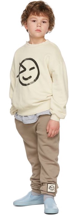 Wynken Kids Beige Slouch Sweatshirt