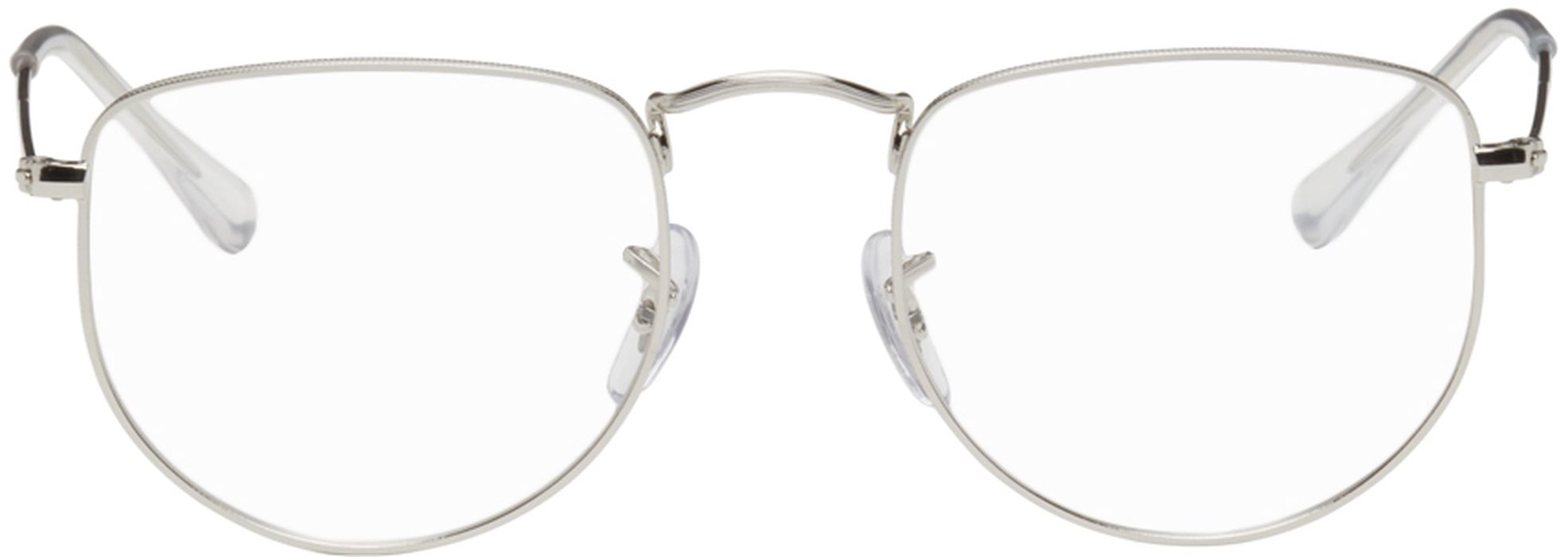 Ray-Ban Silver Elon Glasses