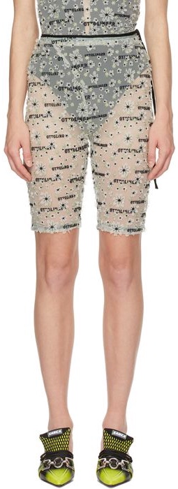 Ottolinger Grey Embroidered Dream Shorts