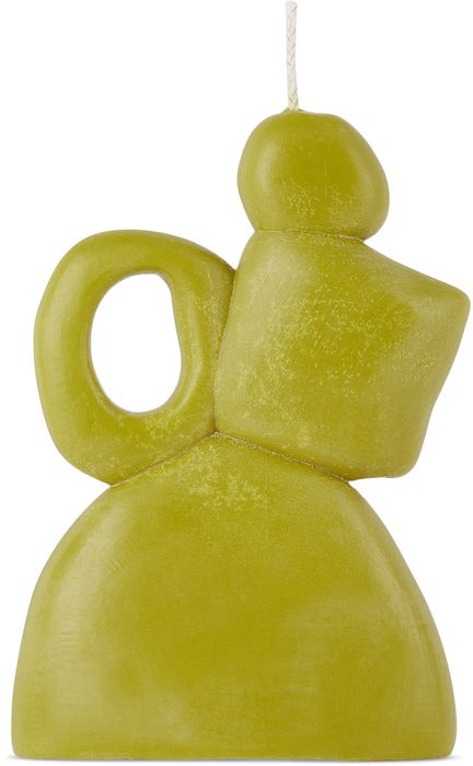 Proba Home Green Form Shape 02 Candle