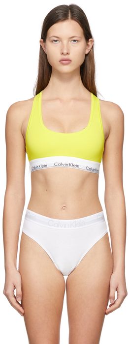 Calvin Klein Underwear Yellow Modern Cotton Unlined Bra