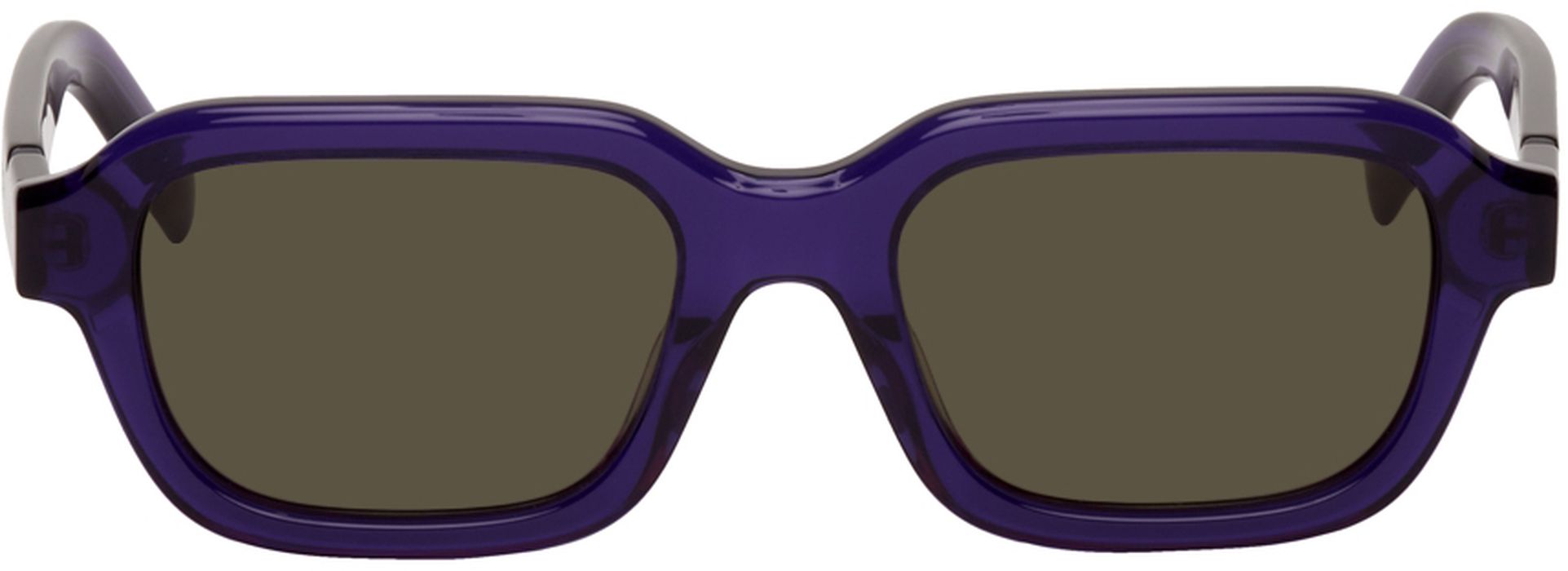 Kenzo Purple Rectangular Sunglasses