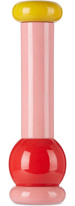 Alessi Pink 100 Values Large Salt & Pepper Grinder