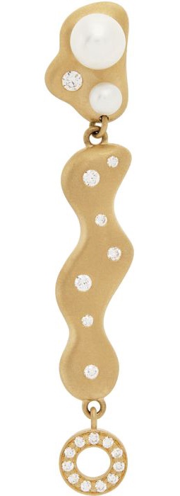 Jo Riis-Hansen Gold Object No 03 Single Earring