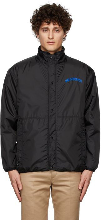 WACKO MARIA Reversible Black & Beige Boa Fleece 'Wild Bunch' Jacket
