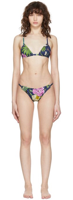 Fleur du Mal Indigo Grommet Bikini