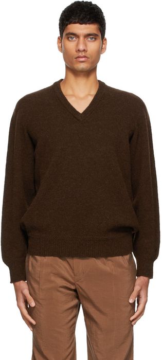 Lemaire SSENSE Exclusive Seamless V-Neck Sweater