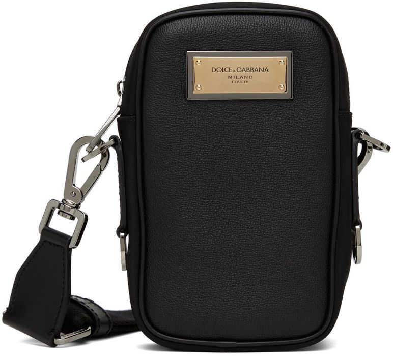 Dolce & Gabbana Black Leather Crossbody Bag