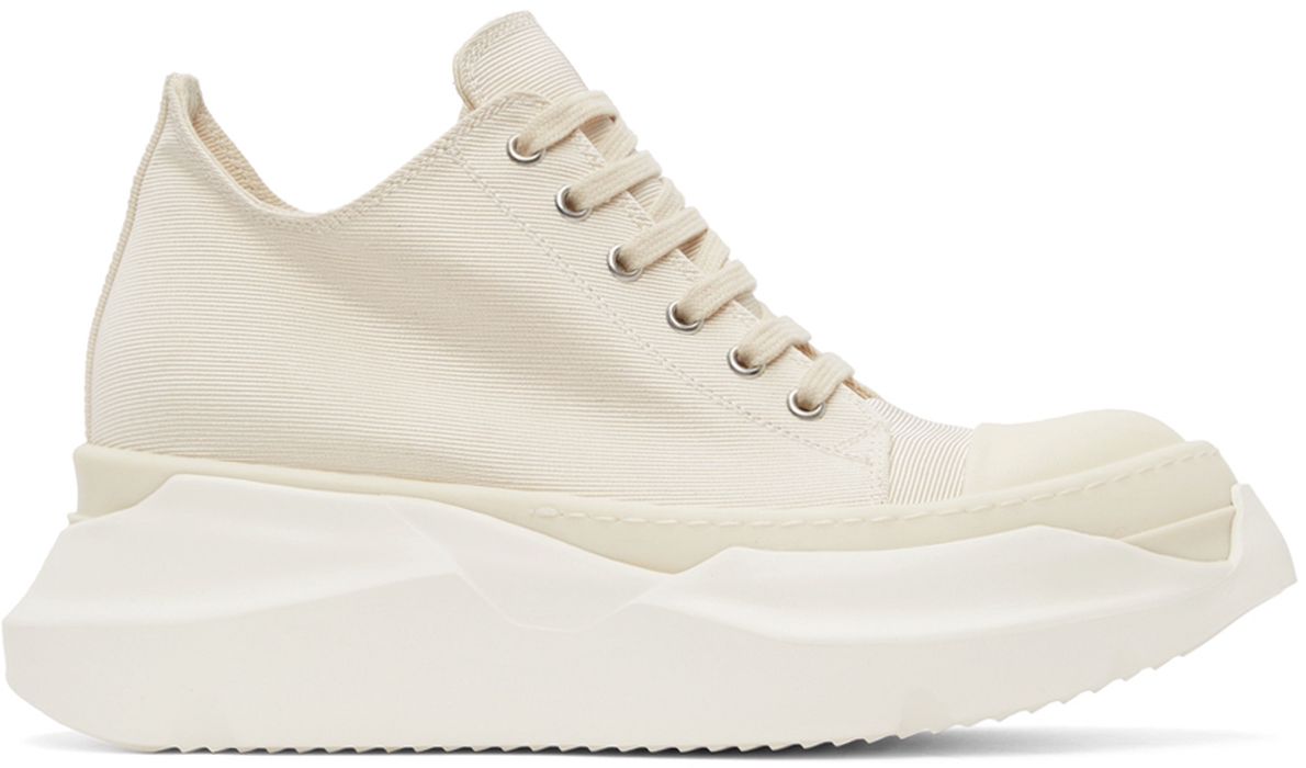 Rick Owens Drkshdw Off-White Abstract Low Sneakers
