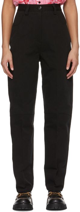 SSENSE WORKS SSENSE Exclusive Jeremy O. Harris Black Twill Relaxed Trousers