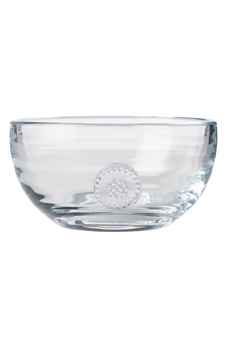 Juliska Berry & Thread Small Glass Bowl in Clear