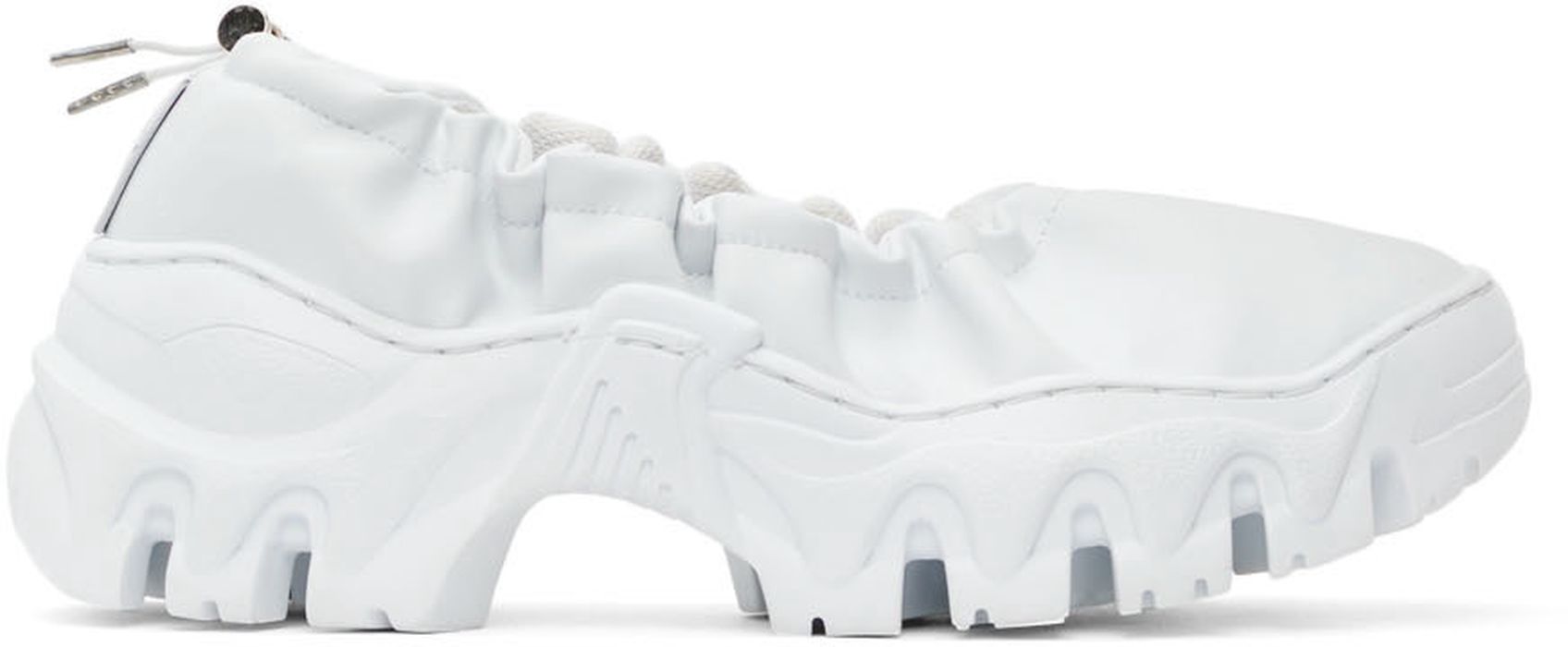 Rombaut White Future Leather Boccaccio II Aura Ballerina Flats