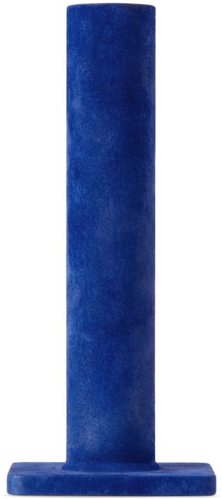 Calen Knauf SSENSE Exclusive Blue 33H Bead Vase