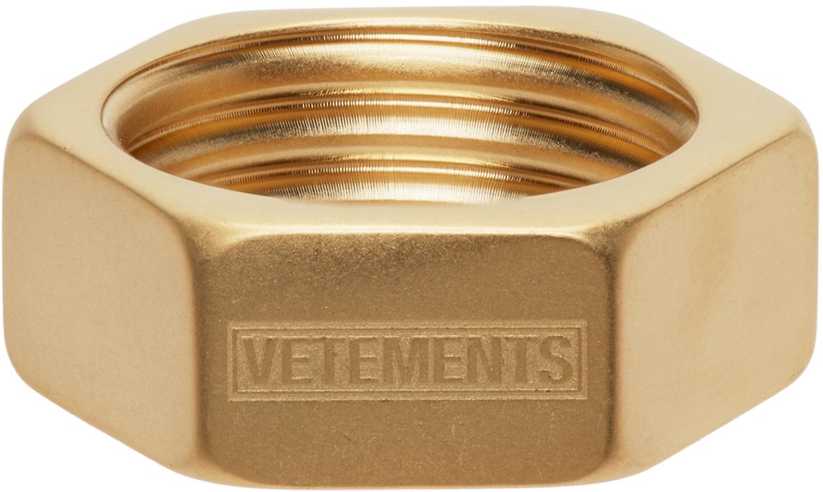 VETEMENTS Gold Nut Ring