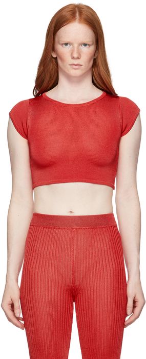 Calle Del Mar Red Knit Baby T-Shirt