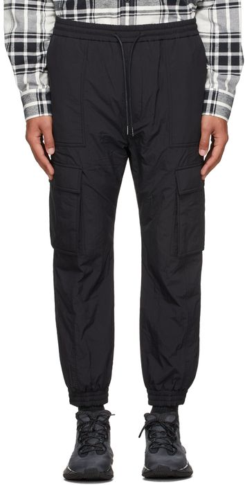 Juun.J Black Insulated Jogger Cargo Pants